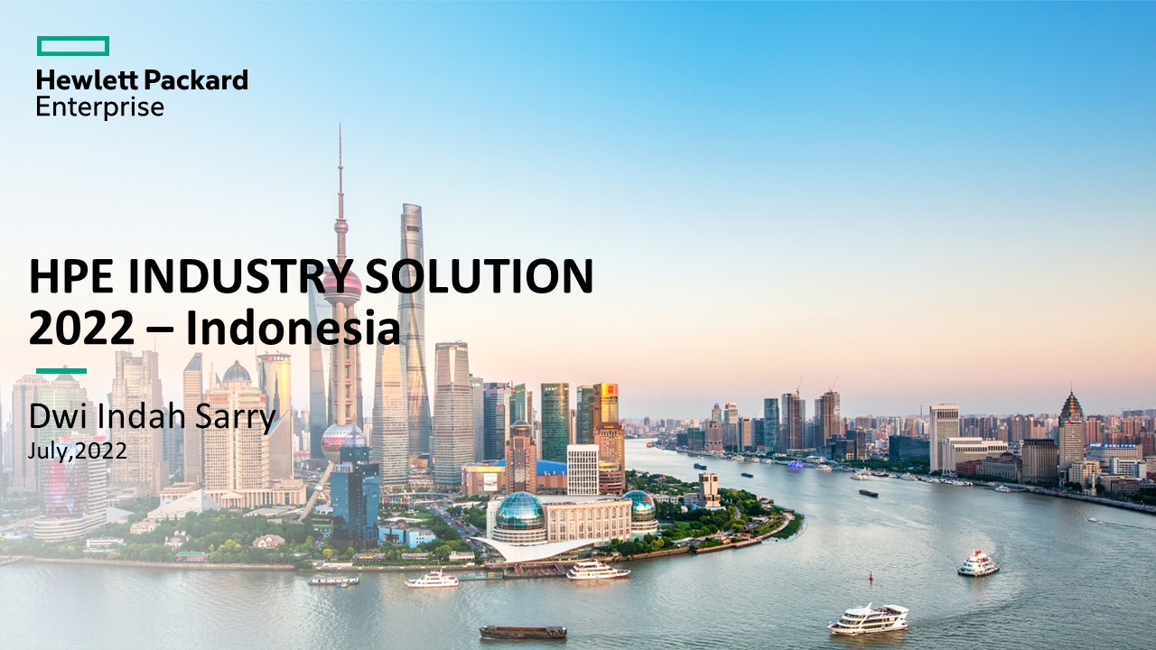 HPE INDUSTRY SOLUTION2022 – Indonesia