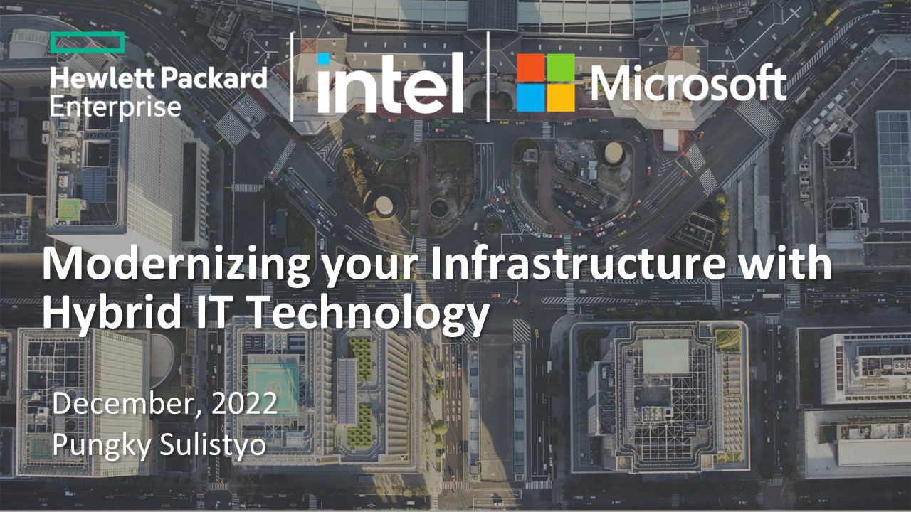 Modernizing your Infrastructure withHybrid IT Technology